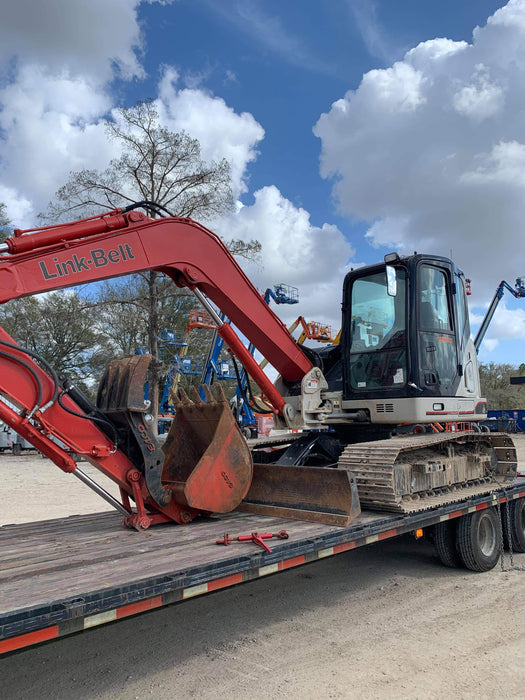 2020 Link-Belt 80X3EX 80 X3 SPIN ACE FINAL TIER 4 HYDRAULIC CRAWLER EXCAVATOR BASE MACHINE F.O.B. PORT OF ENTRY