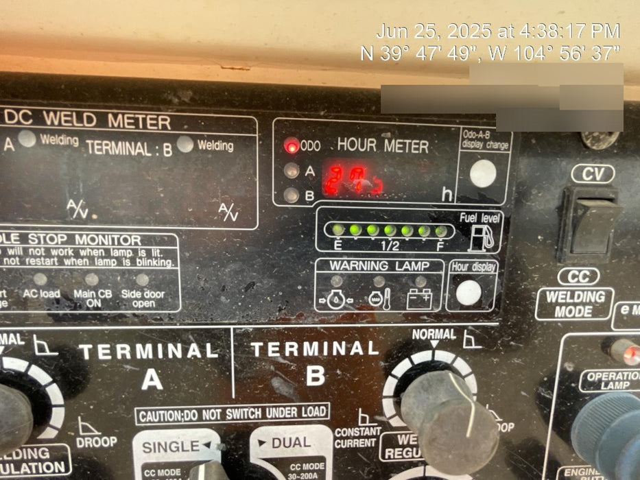 2020 Multiquip DLW400ESA4 400 amp Welder, 14kW, 120/240V, T4F Kubota, Trailer