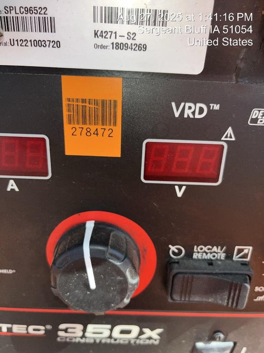 2022 LINCOLN ELECTRIC FLEXTEC 350X