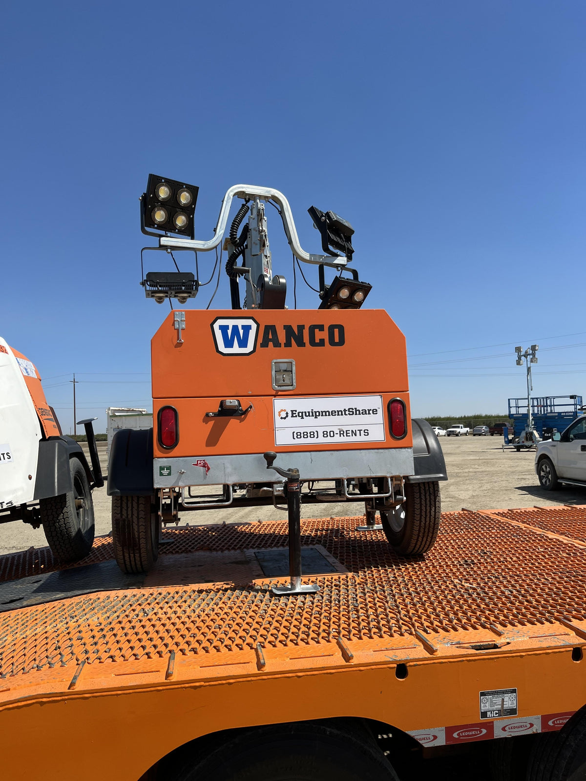 2024 Wanco WLTT-4MM4K Diesel, Deep Sea Controller, Shore Power Plug, Auto Start, (4) 350W LED Floodlights, 4kW Generator, 60 Gal Fuel Tank, 2" Ball, T3
