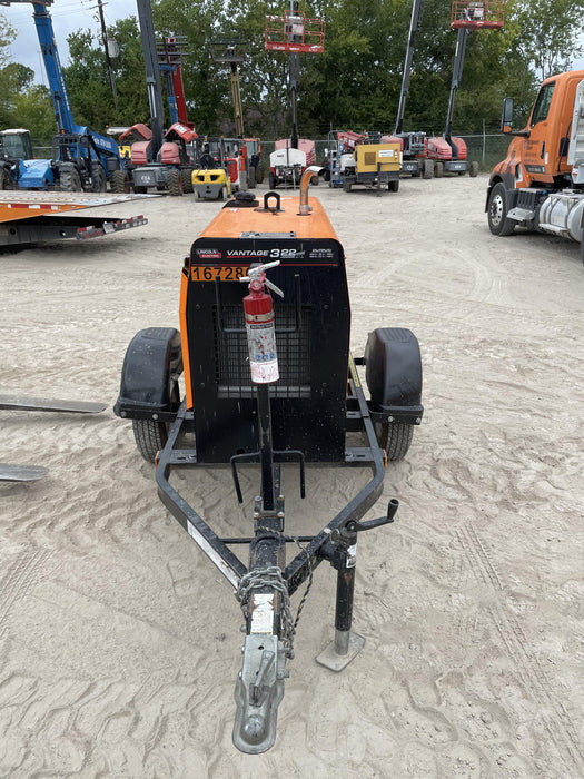 2021 Lincoln Electric Vantage 322 Vantage 322 Ready Pak 3 w/ Decals, ORANGE (includes trailer, cable rack, fender light kit) NO Telematics