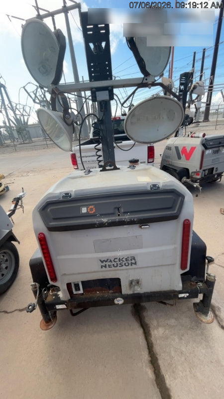 2019 Wacker Neuson LTV6L-MH Wacker Neuson LTV6L Mobile Light Tower w/Fuel Level Sensor Installed