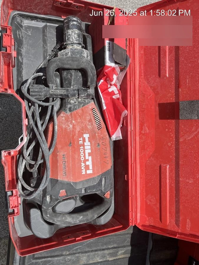 2025 HILTI TE 1000-AVR