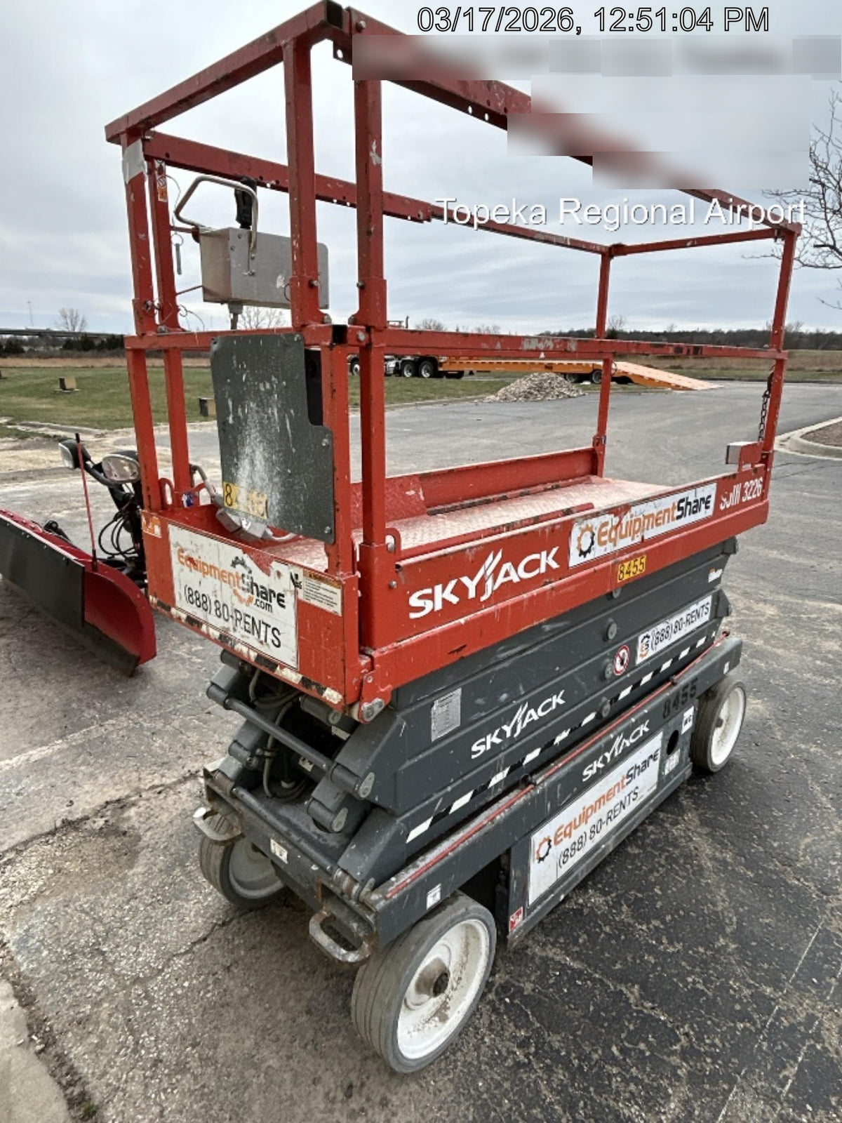 2018 Skyjack SJIII-3226 Skyjack SJIII3226 Scissor Lift w/Trojan Batteries