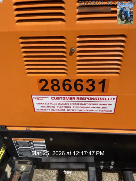 2022 Lincoln Electric LE400 Kubota V1505, Trlr, Cable Rack, Light Kit, ES Decals, T3