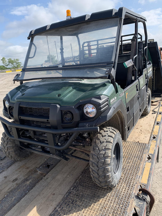 2019 Kawasaki Mule PRO-DXT Standard Options, Backup Alarm, Beacon, Plastic Hard Top, Poly Windshield, Horn Kit