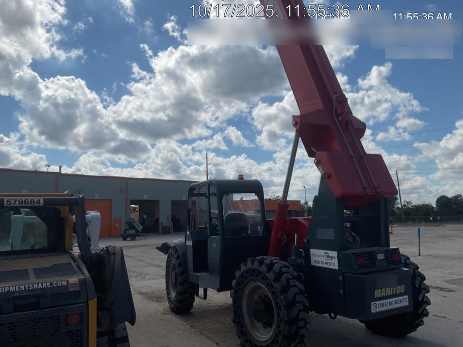 2018 Manitou MTA10055 MTA10055 - 120 HP T4, Canopy, Worklights/Strobe, Beacon, 66" Carriage, 60" Forks, Solid Tires, Lift Hook, Aux Hydraulics