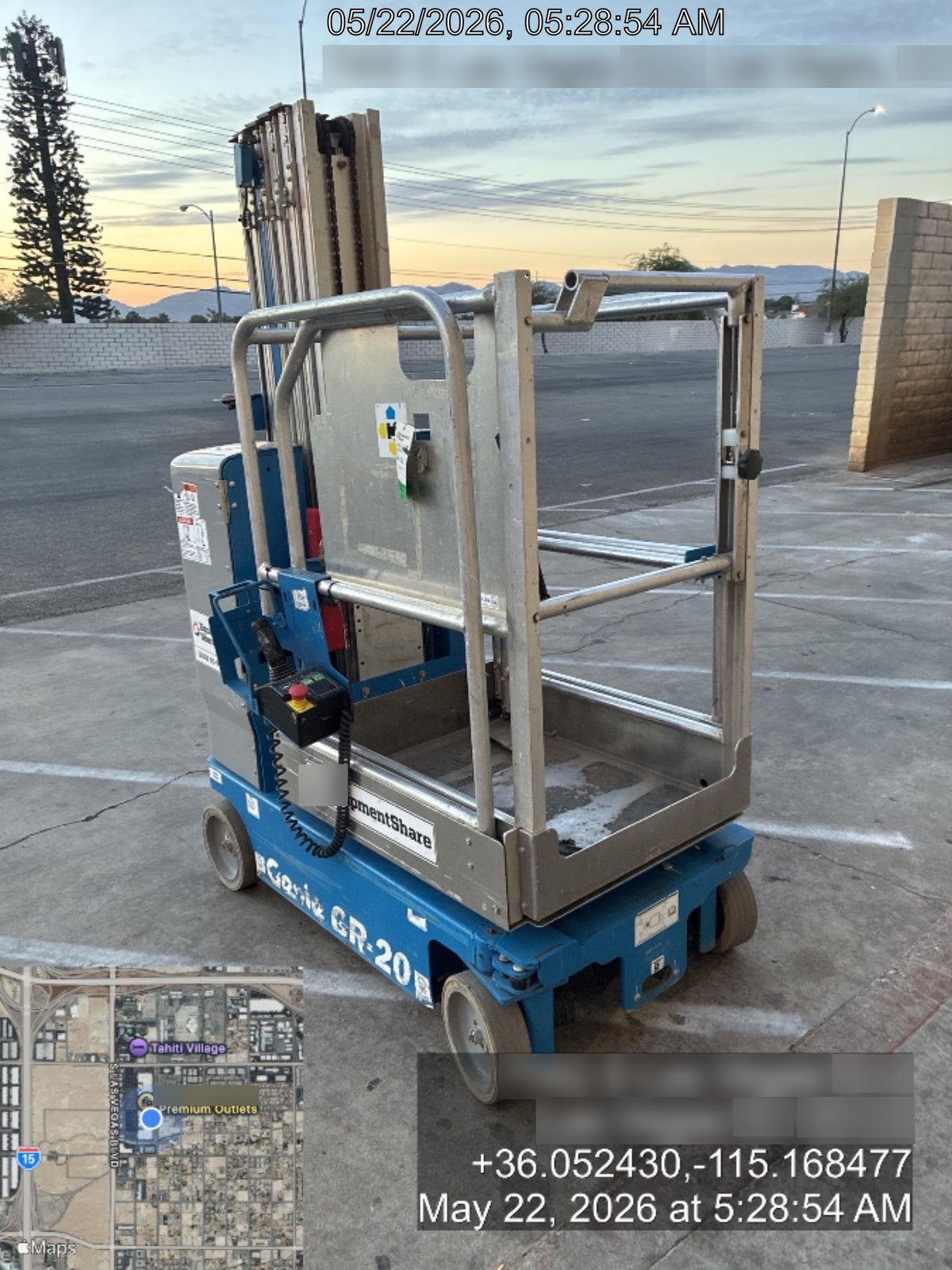 2020 GENIE GR-20