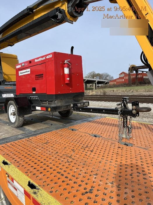 2023 Shindaiwa DGW400MDL Kubota D902 Engine, 23 HP, Dual Op Welder, Wire, Arc, Droop Stick, Tig, and CC Stick Functionality, Simulphase, 3 Phase and 1 Phase Gen Output, Single Axle NB Trlr, Slr Trckl Chrg 12V 12W, Fire Ext