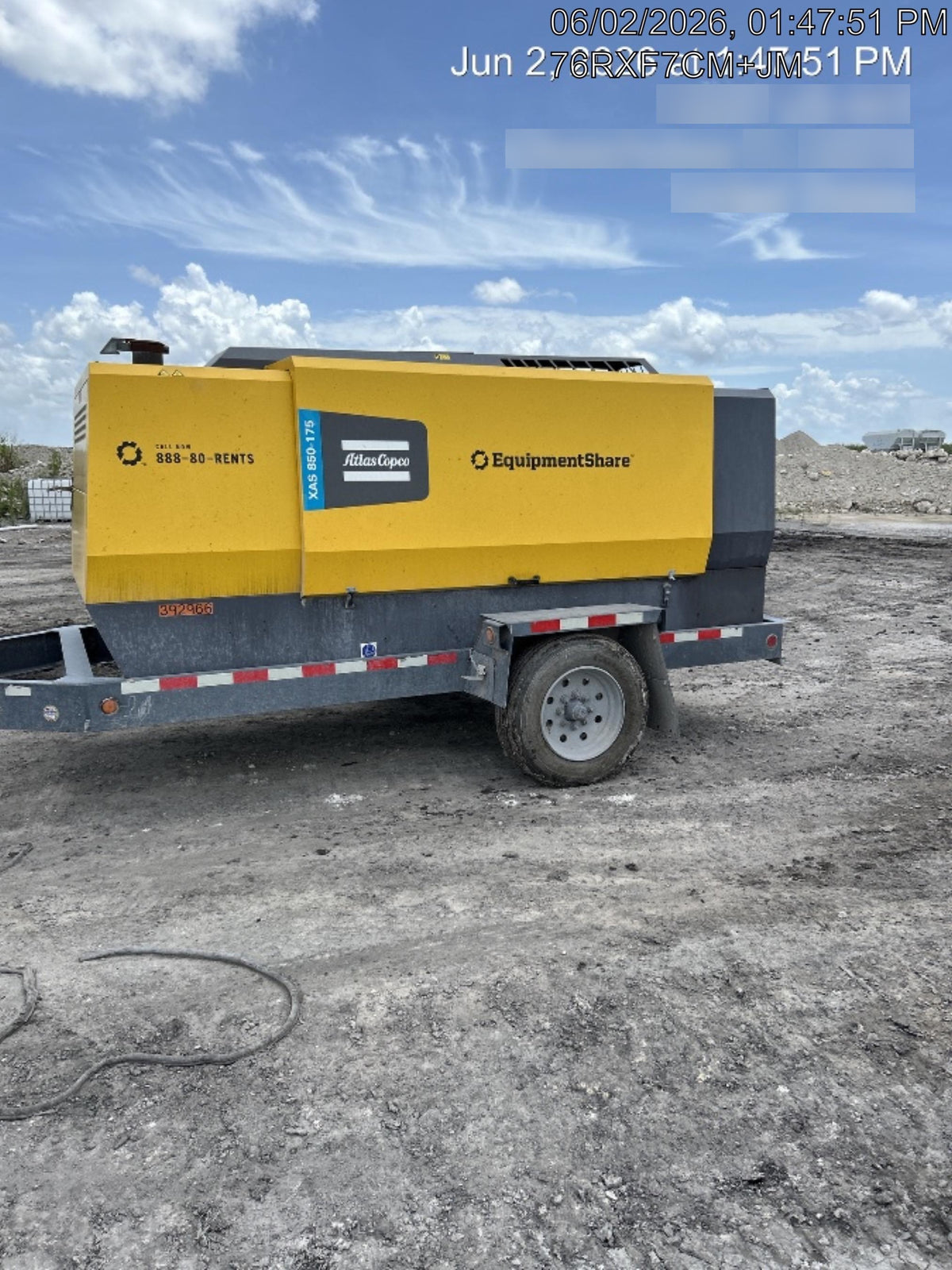 2024 ATLAS COPCO XAS 850