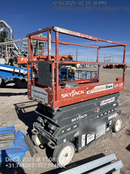 2019 Skyjack SJIII-3226 Standard w/Trojan Batteries