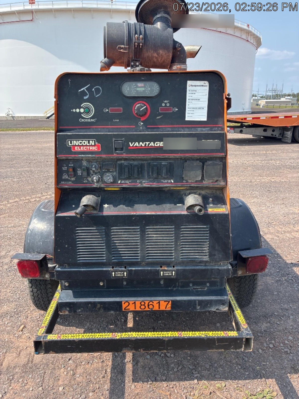 2022 Lincoln Electric Vantage 549X VANTAGE 549X READY-PAK 3