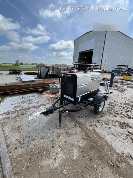 2019 Lincoln Electric Vantage 322 Ready-Pak 3, Two Wheel Trailer, Fender and Light Kit, Cable Rack