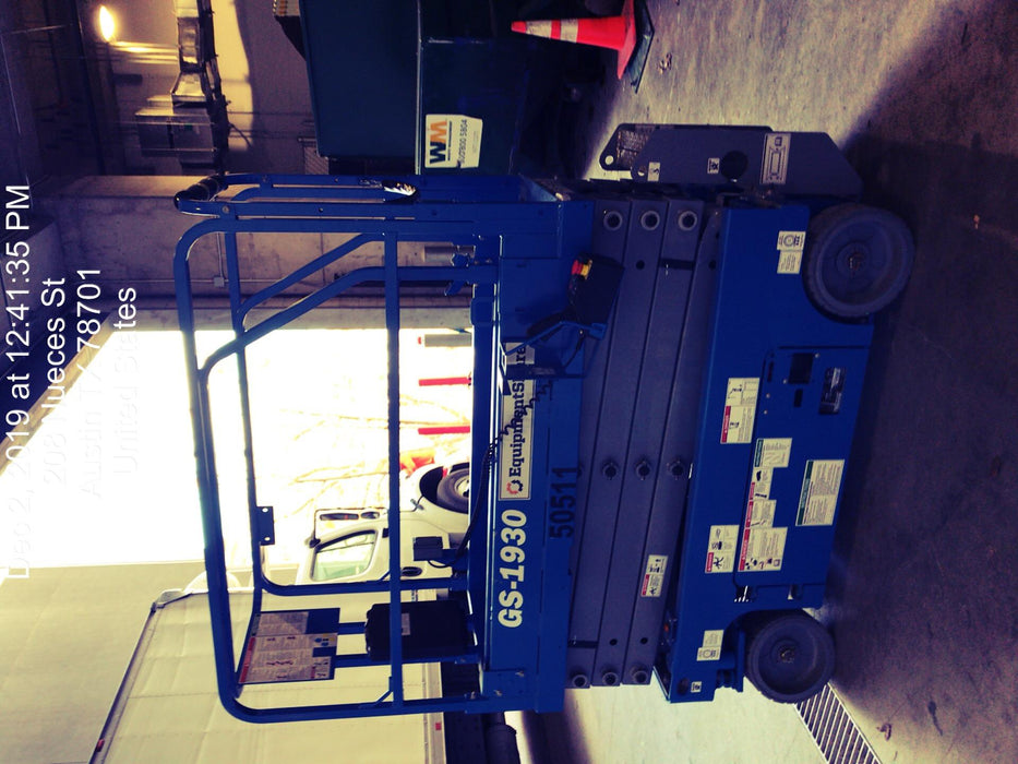 2019 Genie GS-1930 Fixed Rails with Chain Entry