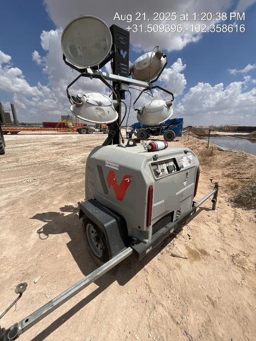2018 Wacker Neuson LTV6L-MH Wacker Neuson LTV6L Mobile Light Tower w/Fuel Level Sensor Installed