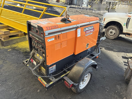 2021 Lincoln Electric Vantage 322 Vantage 322 Ready Pak 3 w/ Decals, ORANGE (includes trailer, cable rack, fender light kit) NO Telematics