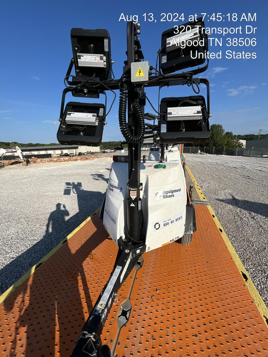 2023 Generac MLT2 Diesel, Flex Switch 120V Input, Powerzone Controller, 
(4) 320W LED Lights, 4kW Generator, 39.9 Gal Fuel Tank, 2" Ball, T3