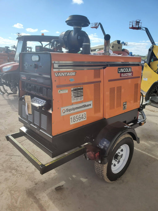 2021 Lincoln Electric Vantage 549X Ready Pak 3, ORANGE (includes trailer, cable rack, fender light kit)