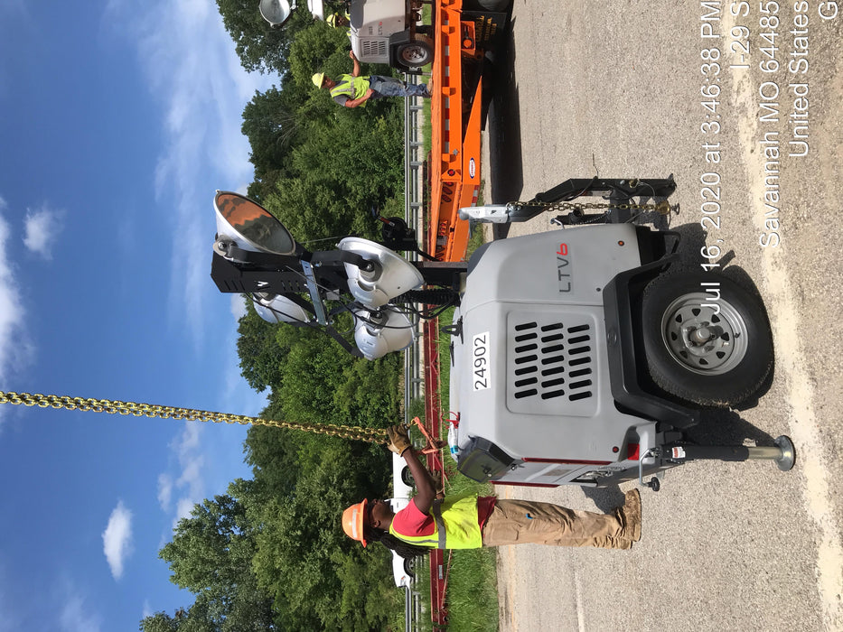 2019 Wacker Neuson LTV6L-MH Wacker Neuson LTV6L Mobile Light Tower w/Fuel Level Sensor Installed