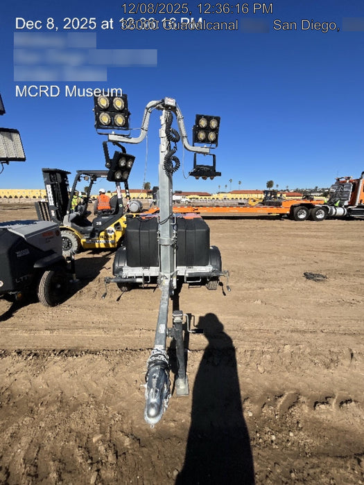 2024 Wanco WLTT-4MM4K Diesel, Deep Sea Controller, Shore Power Plug, Auto Start, (4) 350W LED Floodlights, 4kW Generator, 60 Gal Fuel Tank, 2" Ball, T3