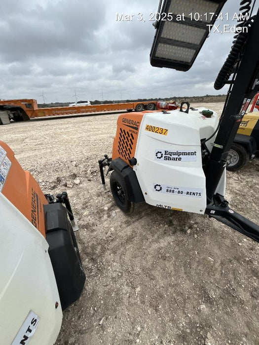 2024 Generac MLT2 Diesel, Flex Switch 120V Input, Powerzone Controller, 
(4) 320W LED Lights, 4kW Generator, 39.9 Gal Fuel Tank, 2" Ball, T3