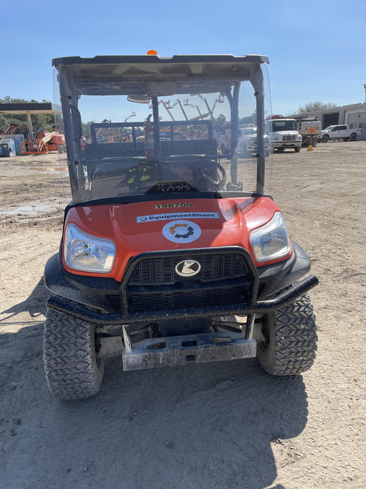 2022 Kubota RTV-X1140W-H Plastic Canopy, Windshield Acrylic Clear, LED Strobe Light, Wire Harness Kit, Back up Alarm