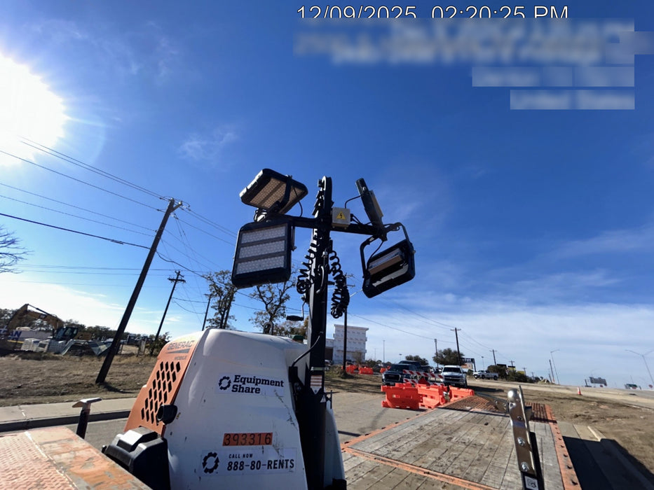 2024 Generac MLT2 Diesel, Flex Switch 120V Input, Powerzone Controller, 
(4) 320W LED Lights, 4kW Generator, 39.9 Gal Fuel Tank, 2" Ball, T3