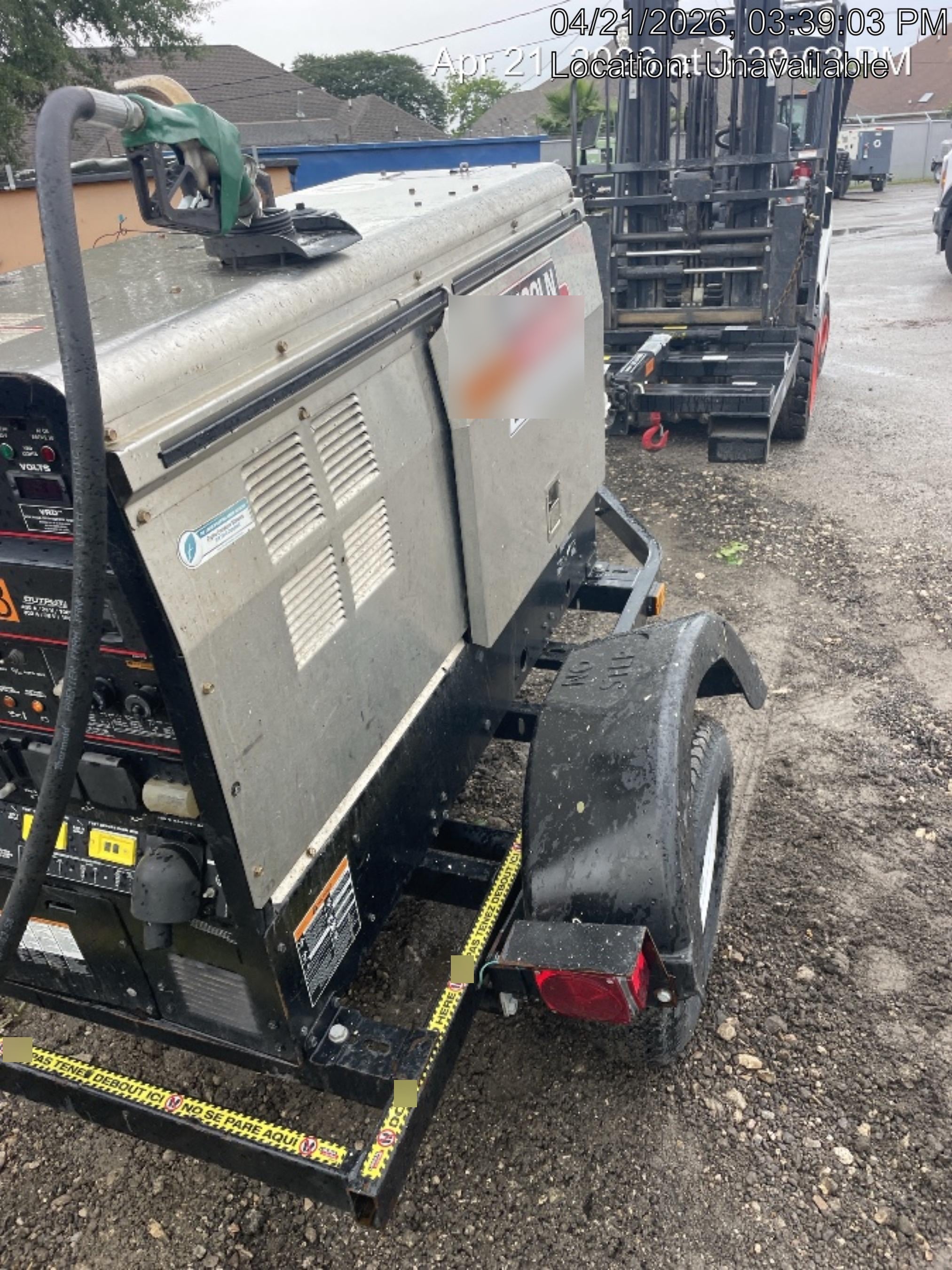 2024 Lincoln Electric LE400 Kubota V1505, Trlr, Cable Rack, Light Kit, ES Decals, T3