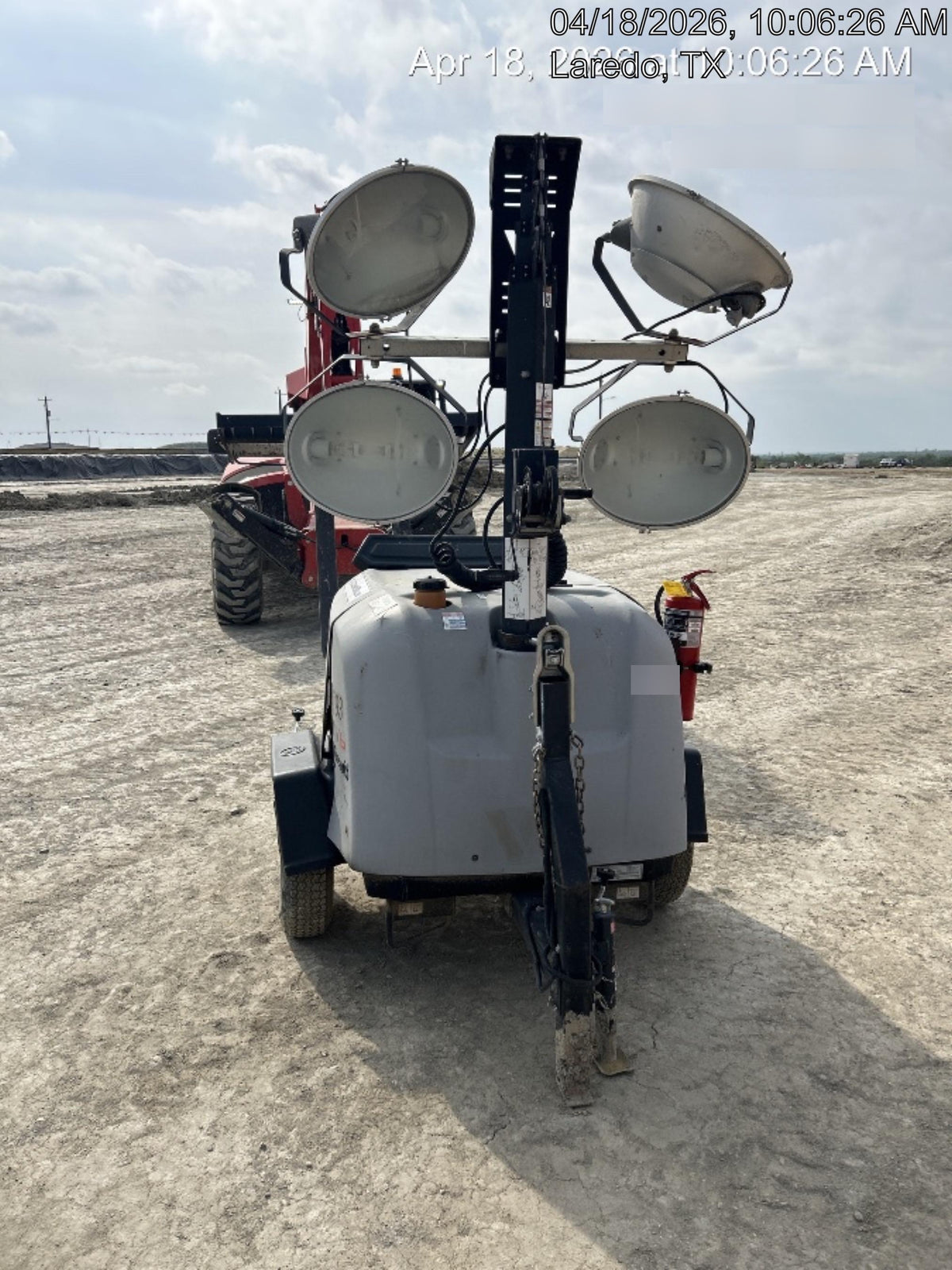 2019 Wacker Neuson LTV6L-MH Mobile Light Tower w/Fuel Level Sensor Installed