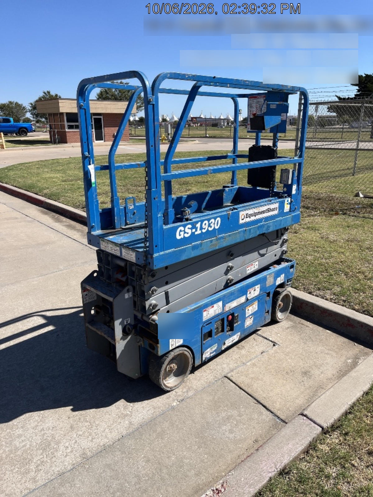2020 Genie GS-1930 Fixed rails with chain entry gate - Pre A92.20