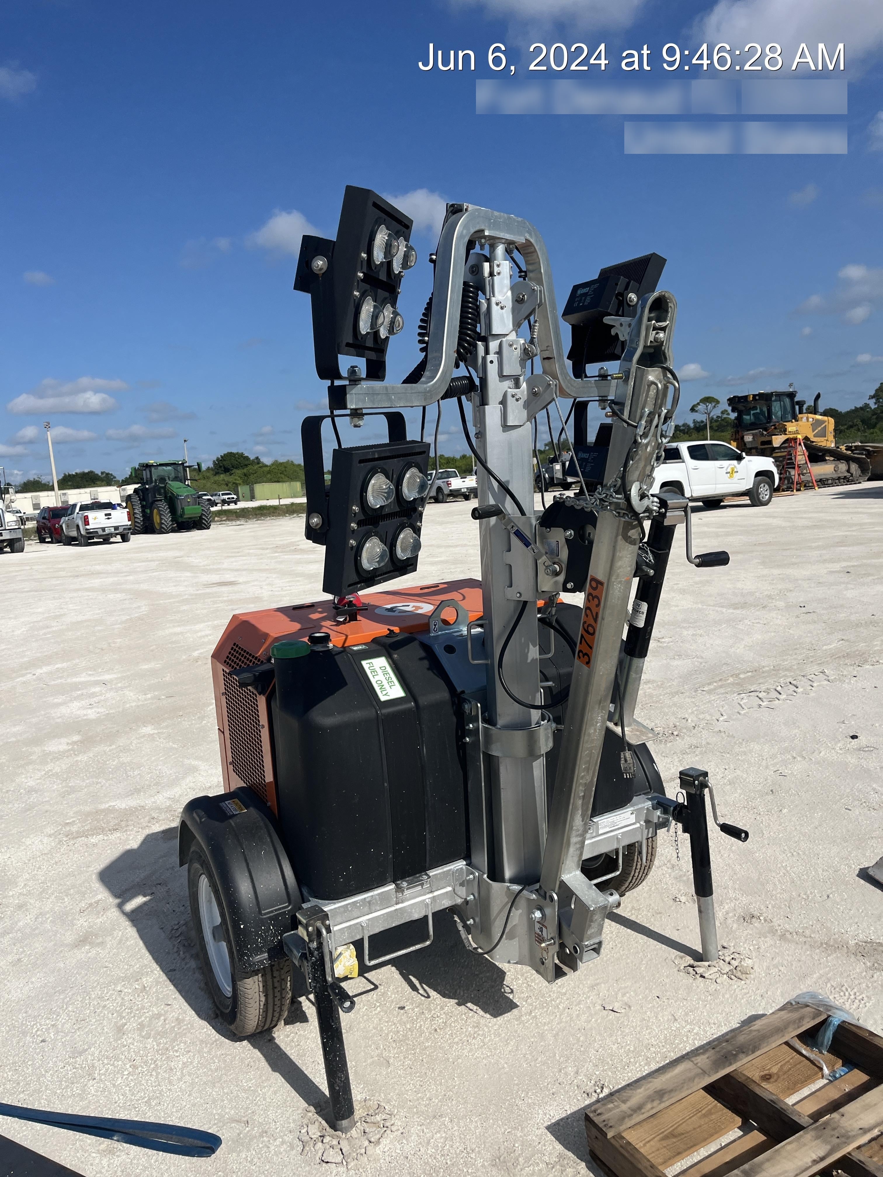 2023 Wanco WLTT-4MM4K Diesel, Deep Sea Controller, Shore Power Plug, Auto Start, (4) 350W LED Floodlights, 4kW Generator, 60 Gal Fuel Tank, 2" Ball, T3