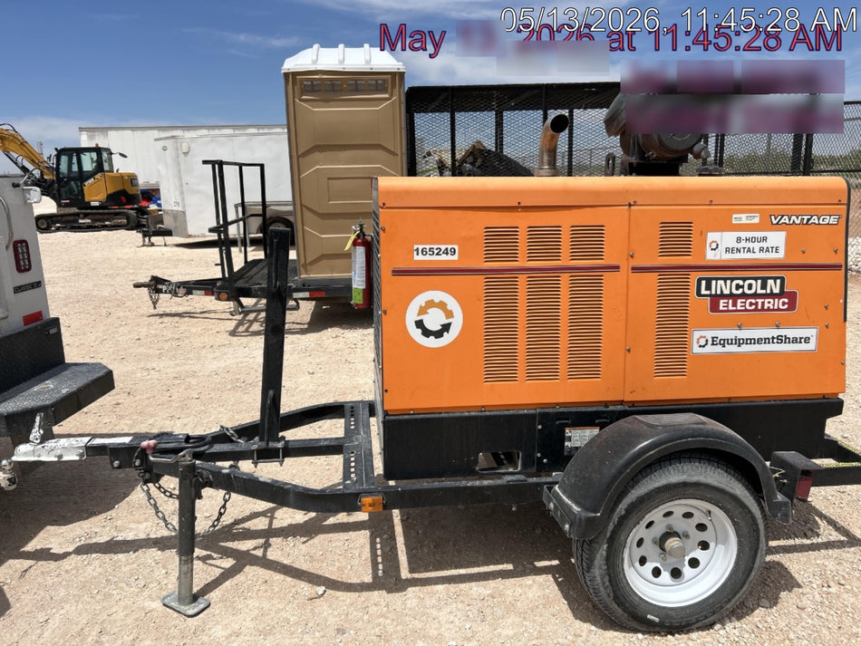 2021 Lincoln Electric Vantage 549X Ready Pak 3, ORANGE (includes trailer, cable rack, fender light kit)