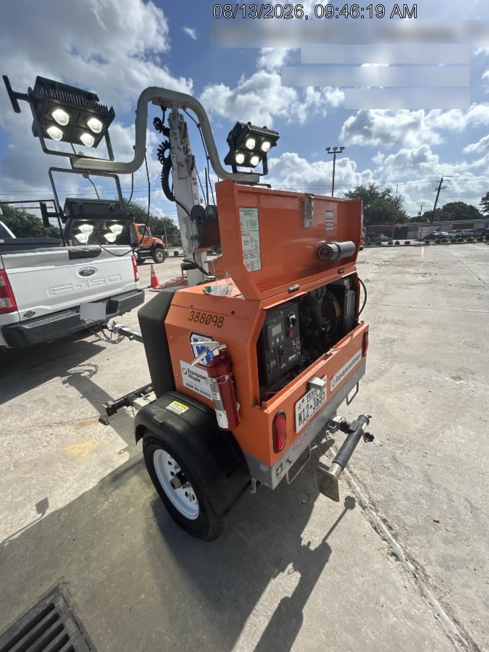 2024 Wanco WLTT-4MM4K Diesel, Deep Sea Controller, Shore Power Plug, Auto Start, (4) 350W LED Floodlights, 4kW Generator, 60 Gal Fuel Tank, 2" Ball, T3