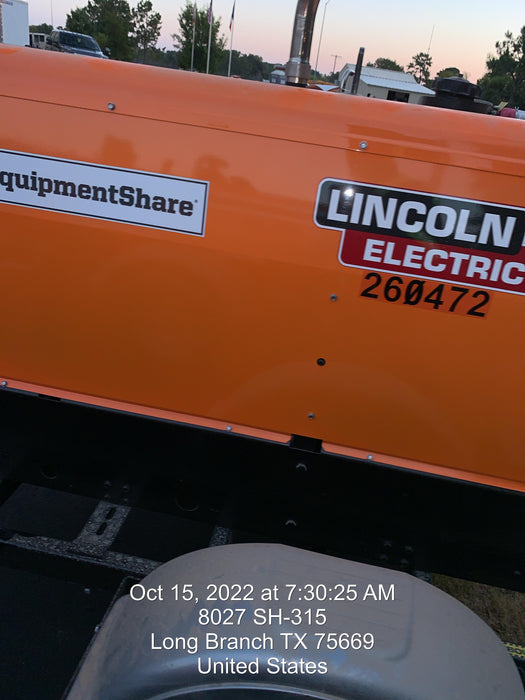 2022 Lincoln Electric LE400 Kubota V1505, Trlr, Cable Rack, Light Kit, ES Decals, T3
