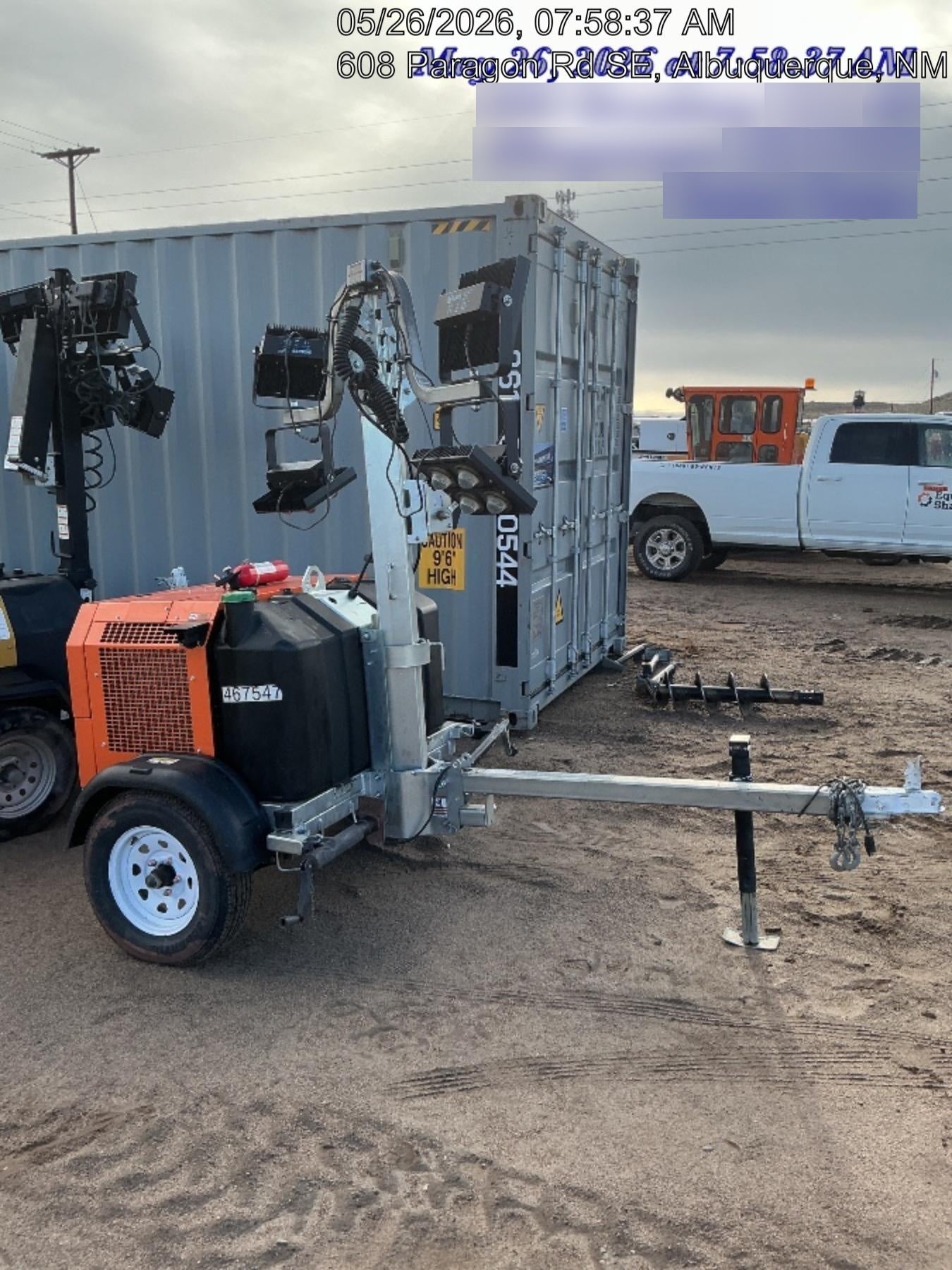 2024 Wanco WLTT-4MM4K Diesel, Deep Sea Controller, Shore Power Plug, Auto Start, (4) 350W LED Floodlights, 4kW Generator, 60 Gal Fuel Tank, 2" Ball, T3