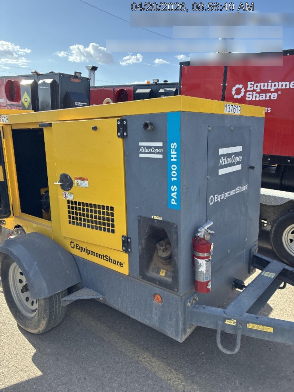 2021 ATLAS COPCO PAS 100 HF CS Enclosed