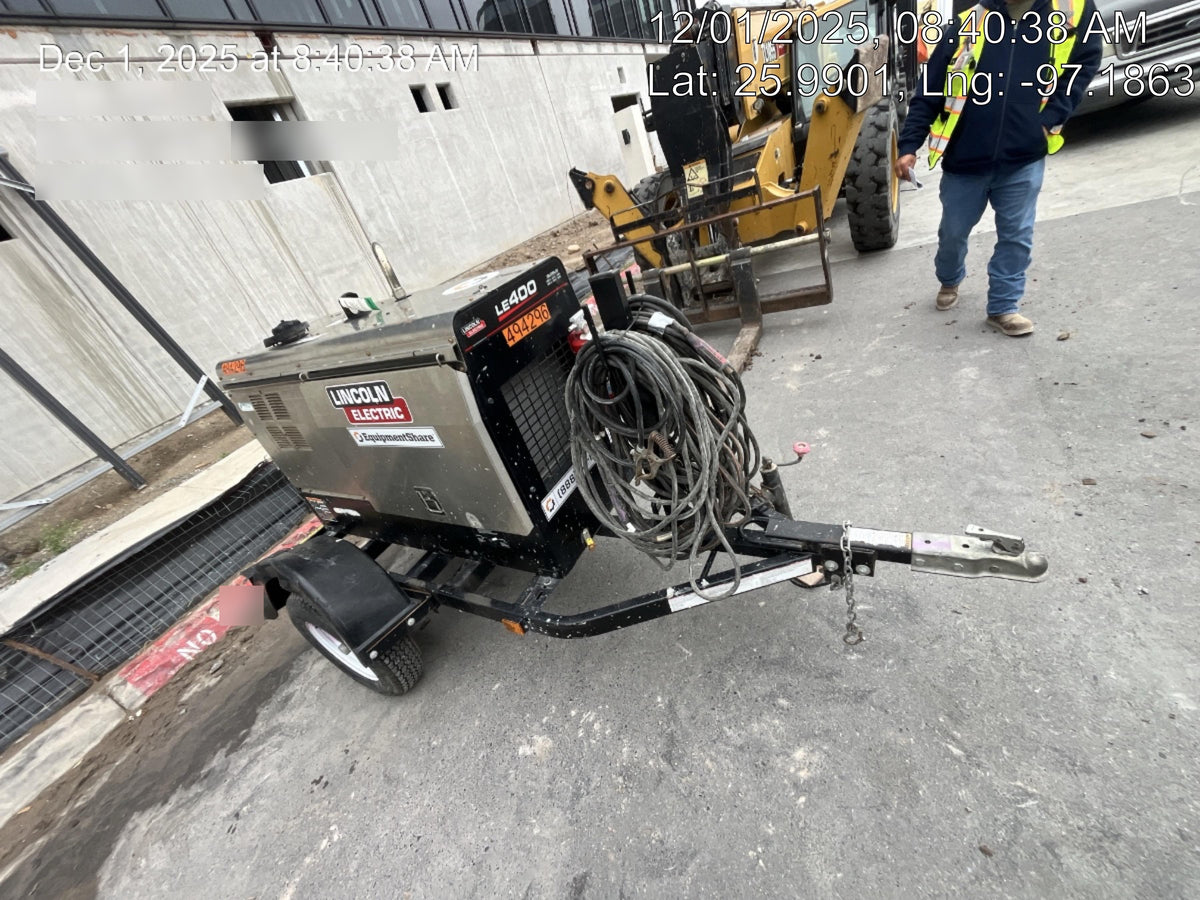 2025 Lincoln Electric LE400 Diesel, Kubota V1505, 22 HP, Trlr, Cable Rack, Light Kit, ES Decals, T3