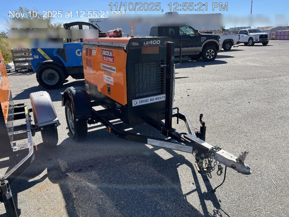 2022 Lincoln Electric LE400 Kubota V1505, Trlr, Cable Rack, Light Kit, ES Decals, T3