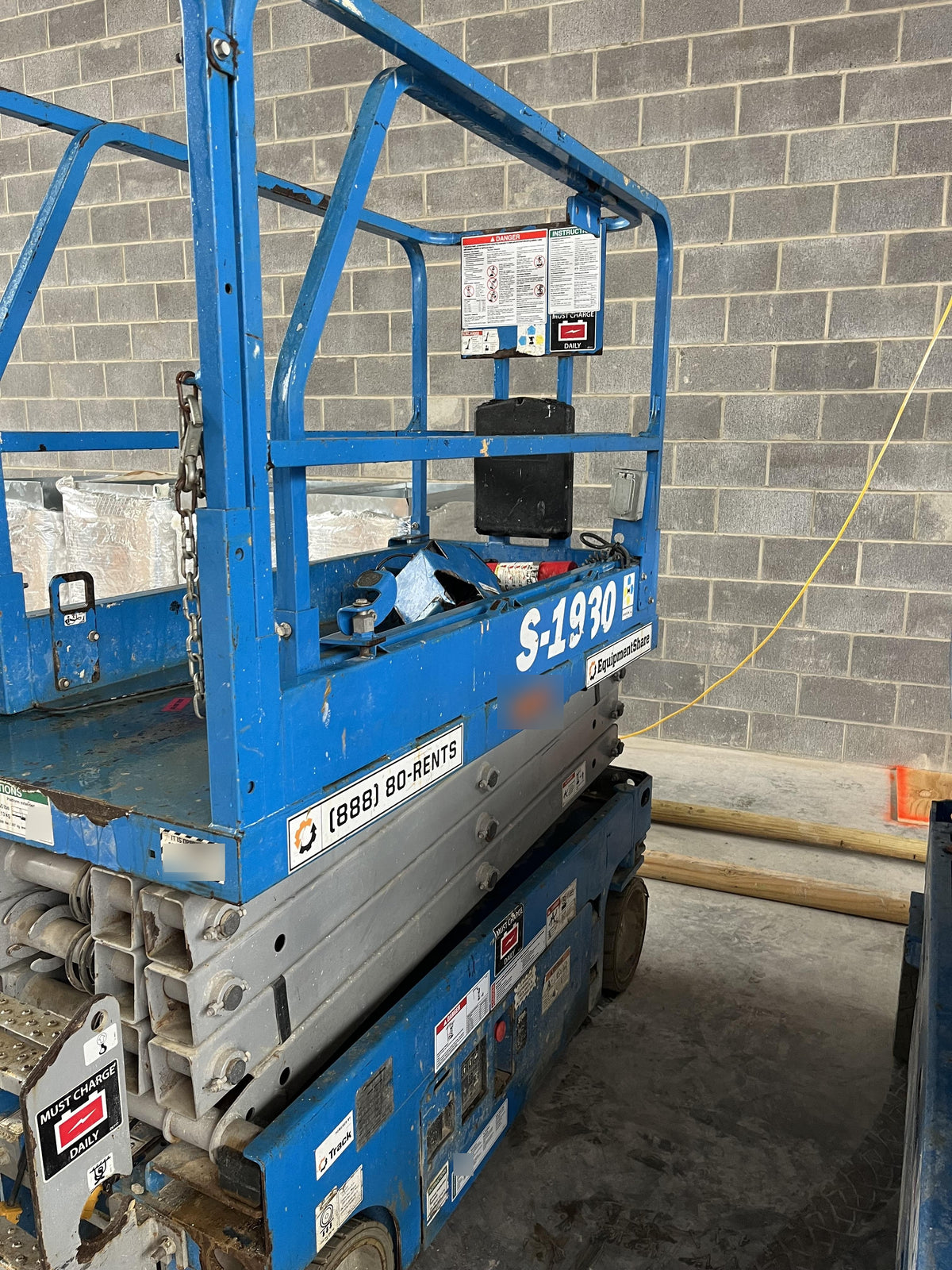 2016 Genie GS-1930 Standard Rental Specs