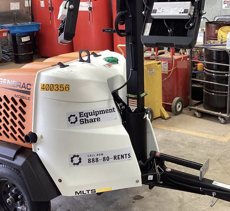 2024 Generac MLT2 Diesel, Flex Switch 120V Input, Powerzone Controller, 
(4) 320W LED Lights, 4kW Generator, 39.9 Gal Fuel Tank, 2" Ball, T3