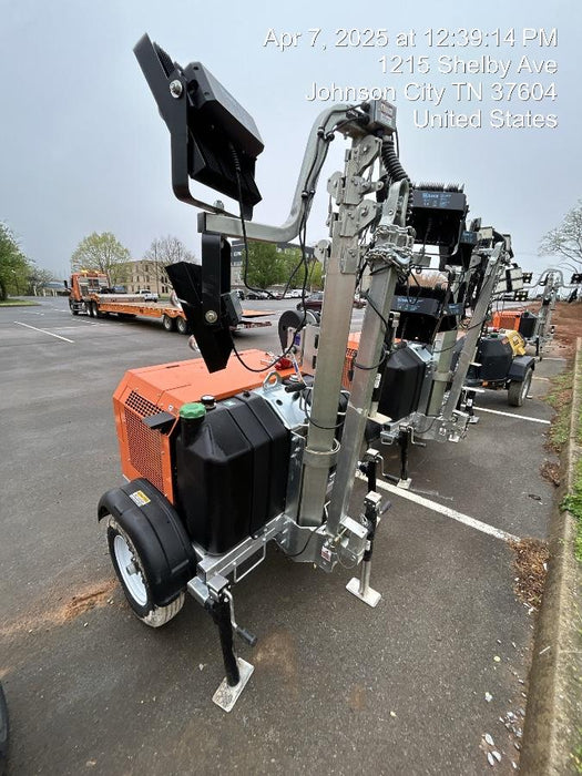 2025 Wanco WLTT-4MM4K Diesel, Mitsubishi L2E, 9.0HP @1800 rpm, Deep Sea Controller, Shore Power Plug, Auto Start, (4) 350W LED Floodlights, 4kW Generator, 60 Gal Fuel Tank, 2" Ball, T3