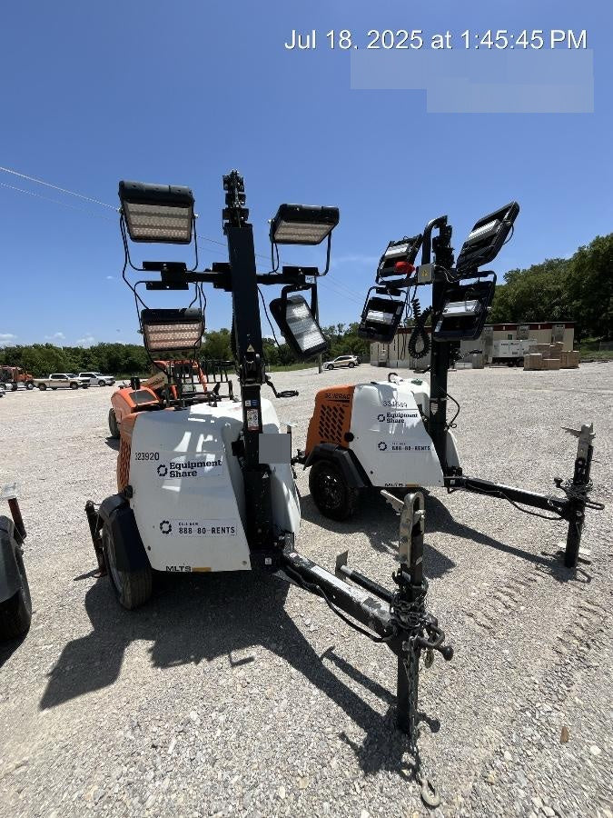 2023 Generac MLT2 Diesel, Flex Switch 120V Input, Powerzone Controller, (4) 320W LED Lights, 4kW Generator, 39.9 Gal Fuel Tank, 2" Ball, T3