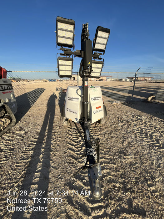 2024 Generac MLT2 Diesel, Flex Switch 120V Input, Powerzone Controller, 
(4) 320W LED Lights, 4kW Generator, 39.9 Gal Fuel Tank, 2" Ball, T3