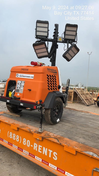 2024 Generac MLT2 Diesel, Flex Switch 120V Input, Powerzone Controller, 
(4) 320W LED Lights, 4kW Generator, 39.9 Gal Fuel Tank, 2" Ball, T3