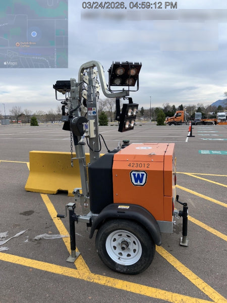 2024 Wanco WLTT-4MM4K Diesel, Deep Sea Controller, Shore Power Plug, Auto Start, (4) 350W LED Floodlights, 4kW Generator, 60 Gal Fuel Tank, 2" Ball, T3