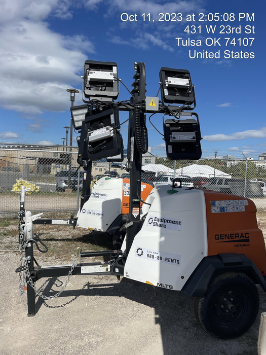 2023 Generac MLT2 Diesel, Flex Switch 120V Input, Powerzone Controller, (4) 320W LED Lights, 4kW Generator, 39.9 Gal Fuel Tank, 2" Ball, T3