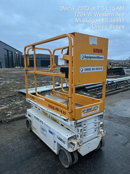 2016 Custom Equipment HB-1430 Standard Rental Specs