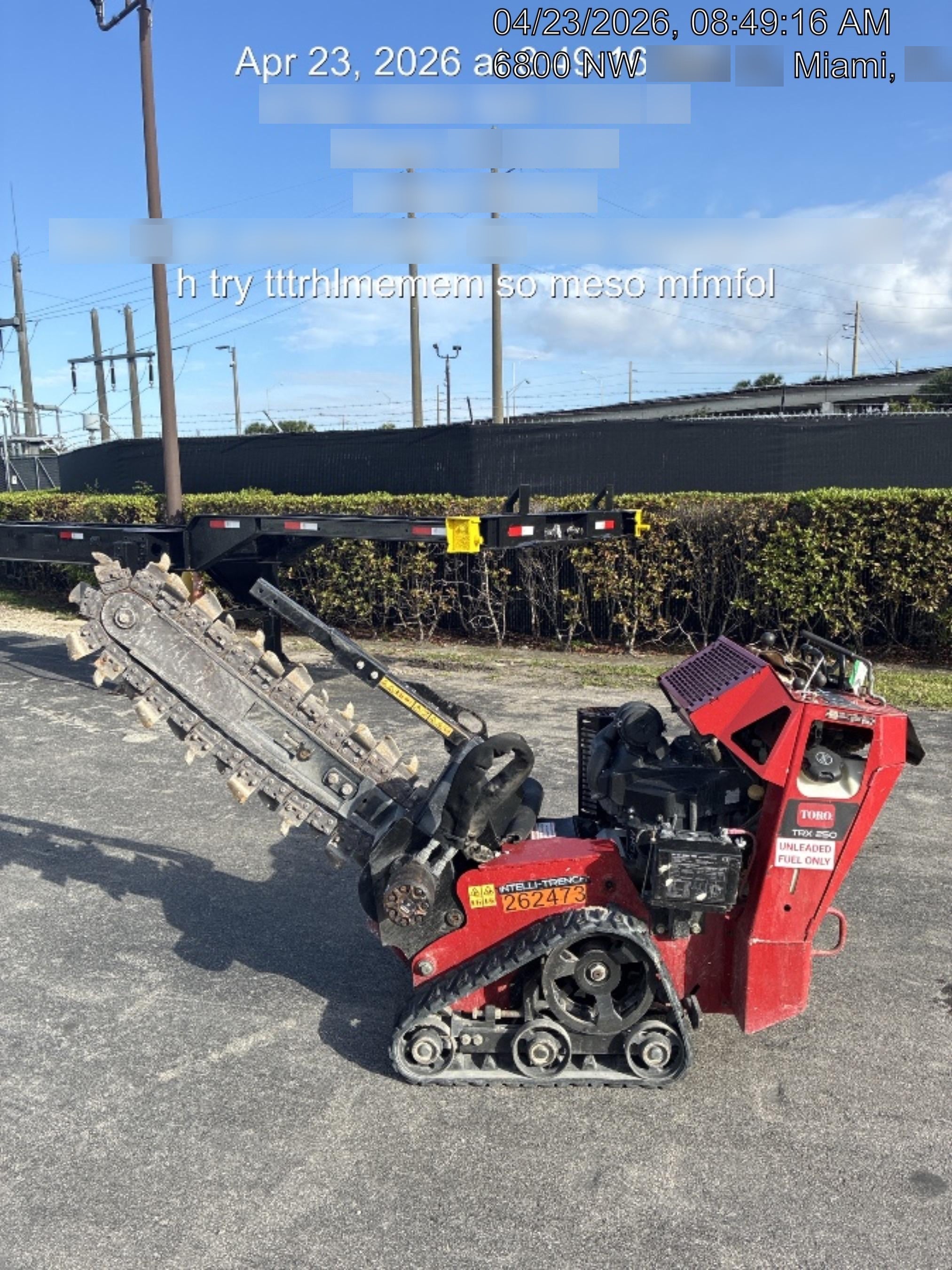 2022 TORO TRX-250