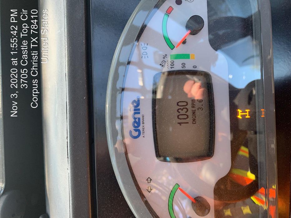 2020 Genie GTH-844 Cab/Heat/Air, Solid Tires, Work Lights, Beacon, Aux Hydraulics, Back up Alarm, Lifting Eye