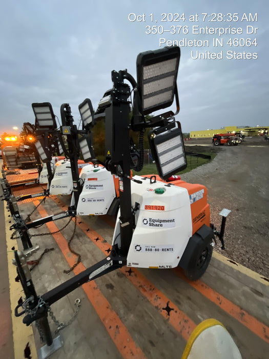 2024 Generac MLT2 Diesel, Flex Switch 120V Input, Powerzone Controller, 
(4) 320W LED Lights, 4kW Generator, 39.9 Gal Fuel Tank, 2" Ball, T3